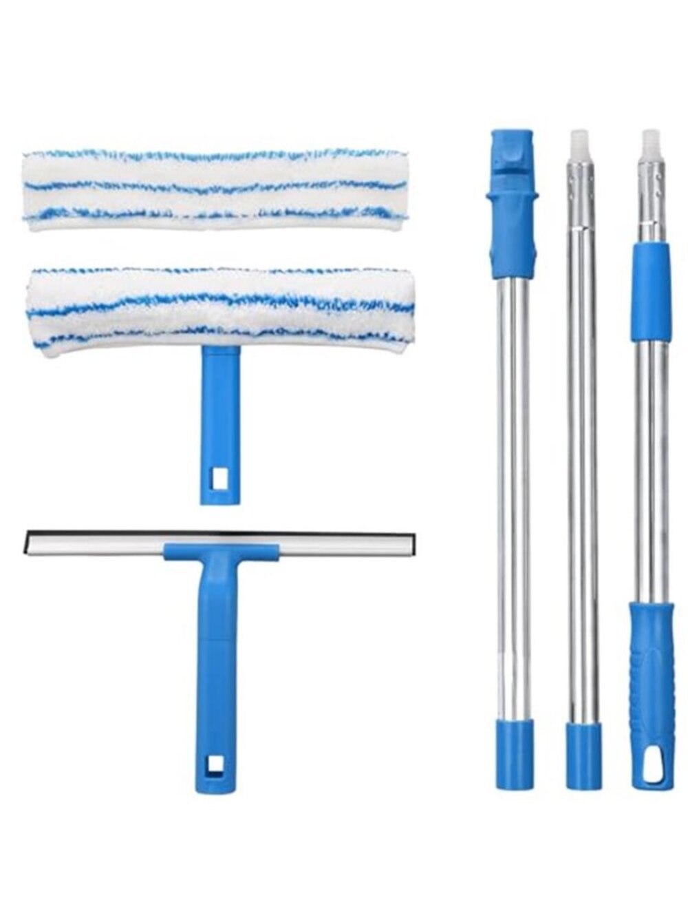 Window Cleaner Tool, Long Handle 57'', Clean Widows Car Windshield